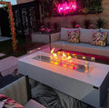 Mezzo Bioethanol Fire Pit White