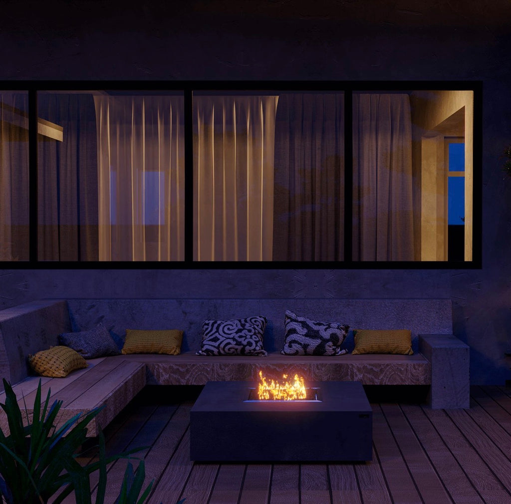 Monte Gas Fire Pit Grey