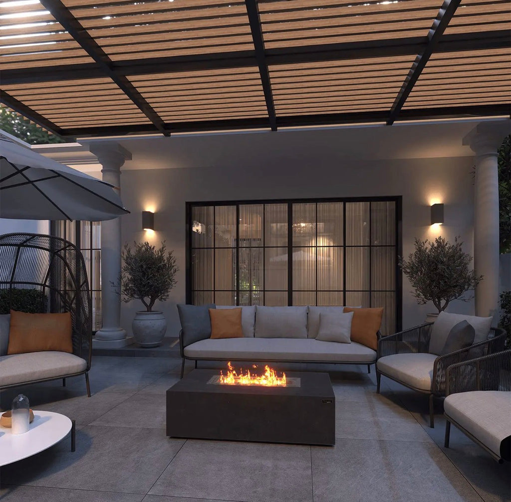 Mirage Bioethanol Fire Pit Grey