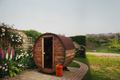 Steam & Oak Gas Barrel Sauna 1.8m (Electric Option)