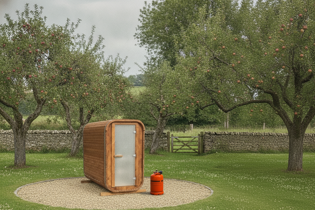 Steam & Oak Gas Sauna Pod 2.4m (Electric Option)