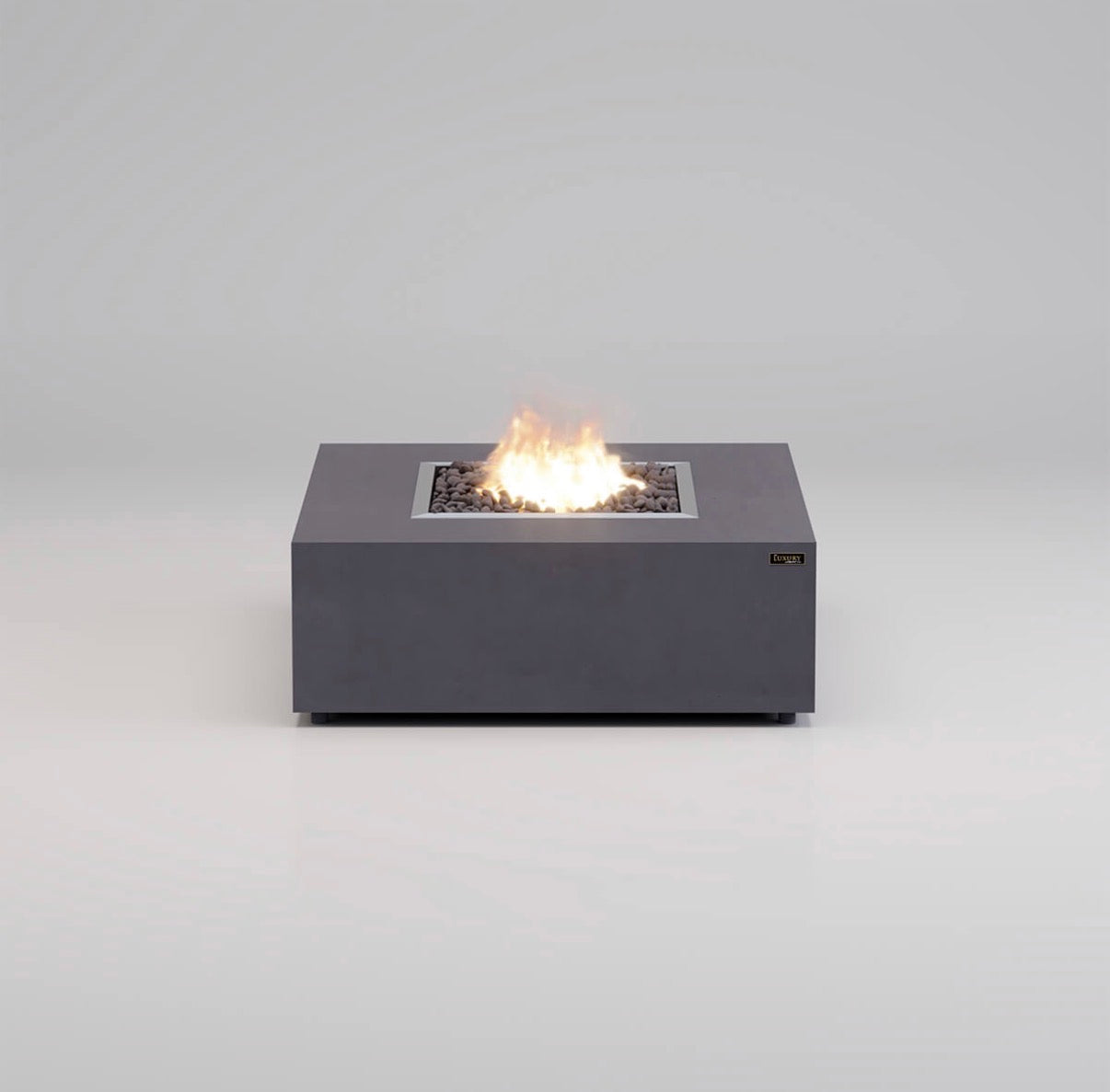 Maroma Gas Fire Pit Grey | Square Gas Fire Pit