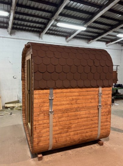 Steam & Oak Gas Cube Sauna 1.8m (Electric Option)
