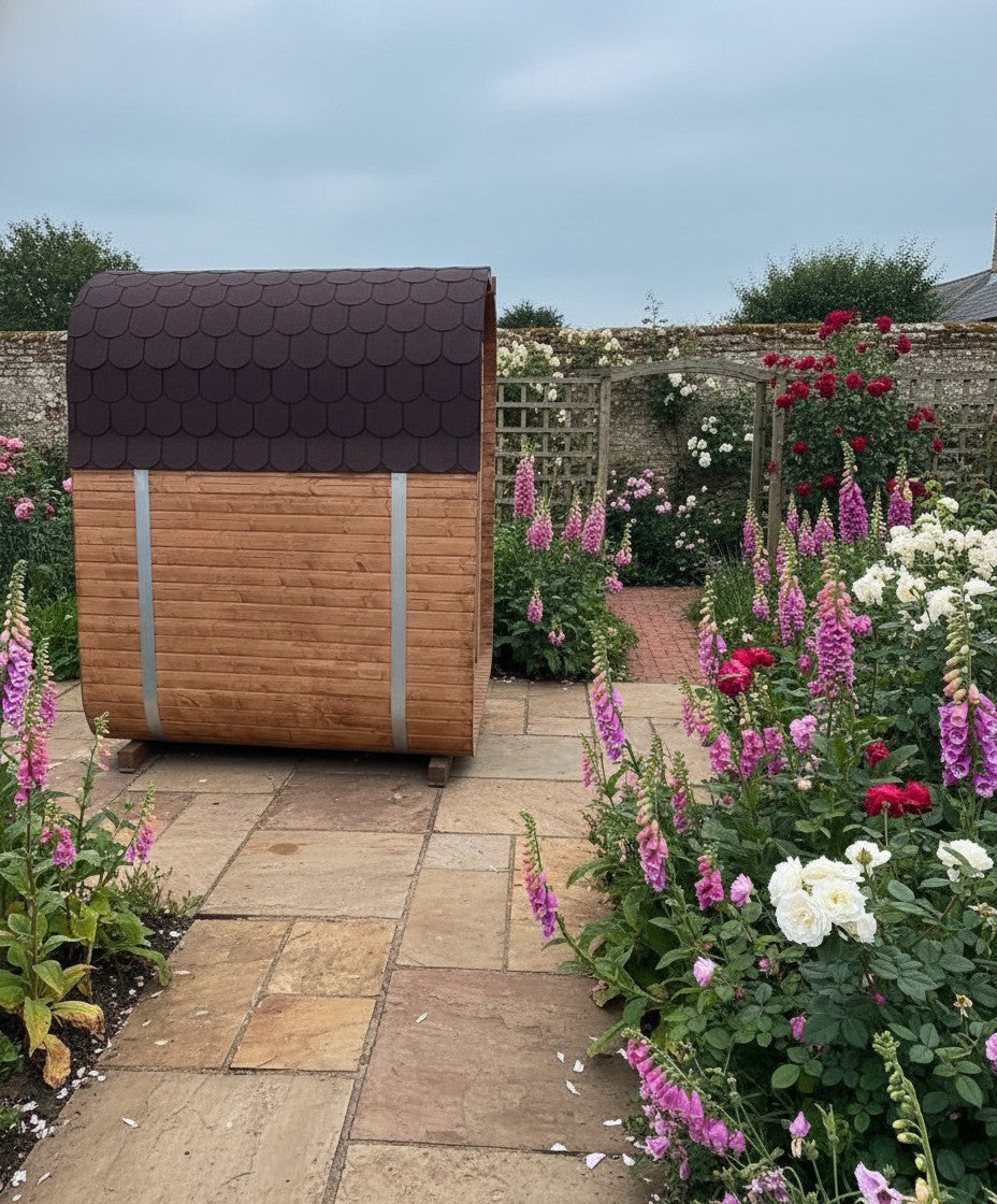 Steam & Oak Gas Cube Sauna 1.8m (Electric Option)