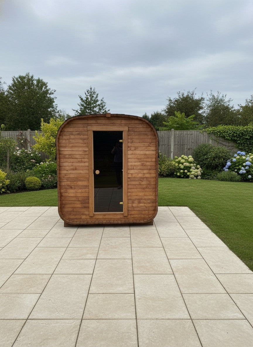 Steam & Oak Gas Cube Sauna 1.8m (Electric Option)