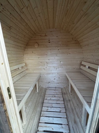 Steam & Oak Gas Barrel Sauna 1.8m (Electric Option)