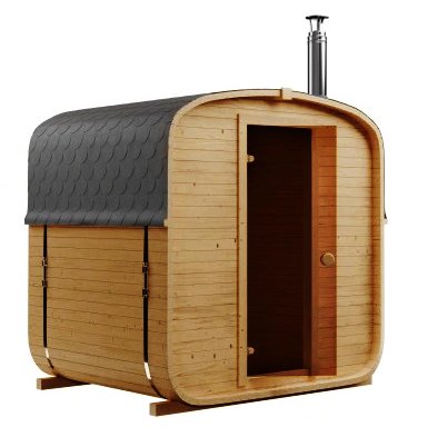 Steam & Oak Gas Cube Sauna 1.8m (Electric Option)