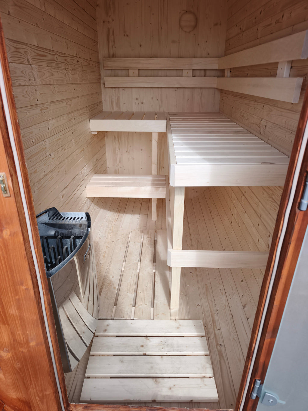 Steam & Oak Gas Sauna Pod 2.4m (Electric Option)