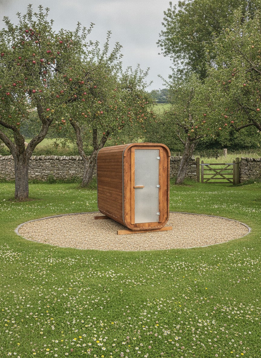 Steam & Oak Gas Sauna Pod 2.4m (Electric Option)